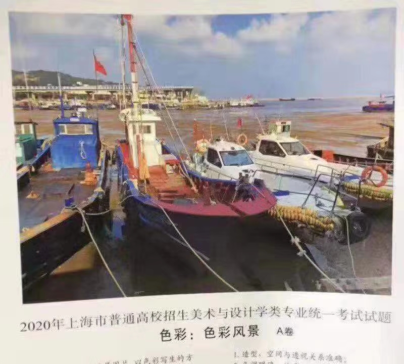 2020年上海美術(shù)聯(lián)考色彩考題